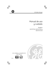 Manual de uso GE GXCFS7W Dispensador de agua