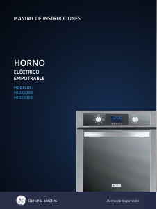 Manual de uso GE HEGE6050I Horno