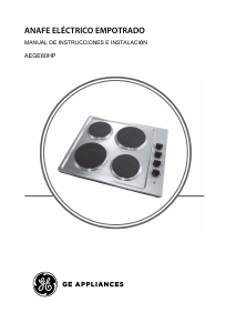 Manual de uso GE AEGE60HP Placa