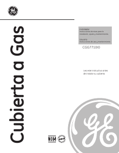 Manual de uso GE CGG7710I1 Placa