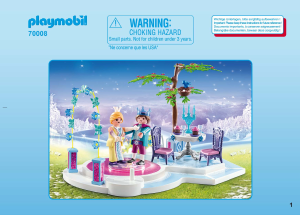 Manual Playmobil set 70008 Fairy Tales Baile Real