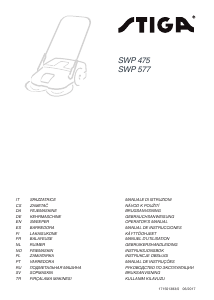 Bruksanvisning Stiga SWP 475 Feiemaskin