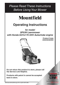 Manual Mountfield SP53H Lawn Mower