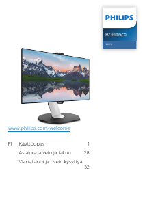 Käyttöohje Philips 329P9H Nestekidenäyttö