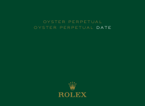 Handleiding Rolex Oyster Perpetual Date Horloge