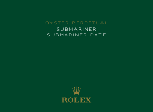 Handleiding Rolex Oyster Perpetual Submariner Horloge