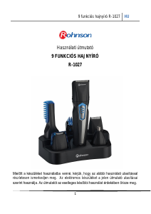 Használati útmutató Rohnson R-1027 Hajnyíró