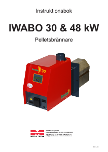 Bruksanvisning Metro Therm IWABO 48 kW Pelletsbrännare