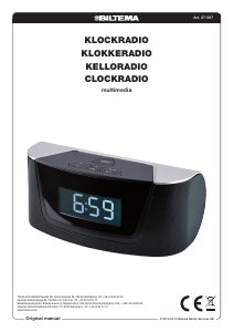 Brugsanvisning Biltema 37-567 Radio-vækkeure