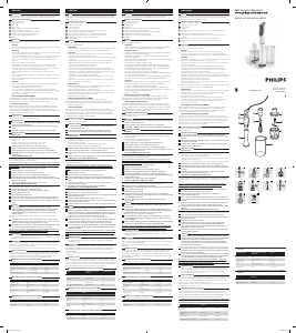 Handleiding Philips HR1362 Staafmixer
