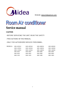 Handleiding Midea MPK-09CRN2 Airconditioner