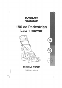 Manual MacAllister MPRM53SP Lawn Mower