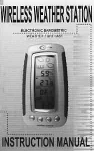 Handleiding Ctech 0493 Weerstation