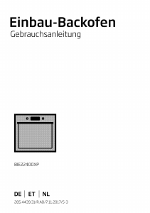 Handleiding BEKO BIE22400XP Oven