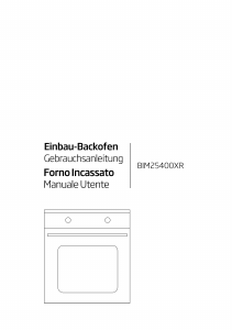 Bedienungsanleitung BEKO BIM25400XR Backofen