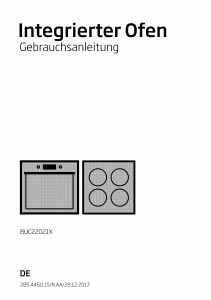 Bedienungsanleitung BEKO BUC22021X Backofen