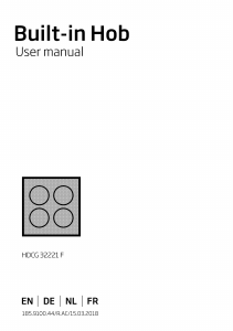 Bedienungsanleitung BEKO HDCG 32221 FX Kochfeld