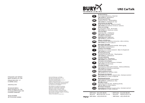 Manual BURY UNI CarTalk Kit mãos-livres