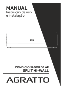 Manual Agratto CCST9QFR4 Ar condicionado