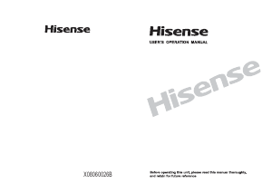 Bruksanvisning Hisense WFBJ90121 Tvättmaskin