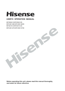 Bruksanvisning Hisense WFXE6012S Tvättmaskin