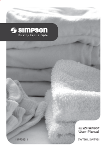 Handleiding Simpson SWT951 Wasmachine
