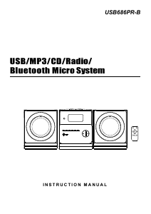 Bruksanvisning OK OMH 450BT-B Stereoanläggning