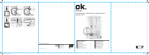Kullanım kılavuzu OK OCM 105-W Kahve makinesi