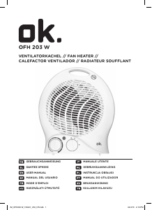 Manual OK OFH 203 Heater