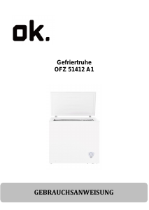 Bedienungsanleitung OK OFZ 51412 A1 Gefrierschrank