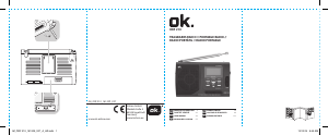 Handleiding OK ORF 210 Radio