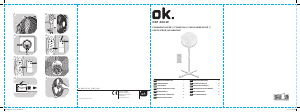 Manual OK OSF 443-W Ventilador