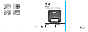 Manual OK OSM 3211 Grelhador de contacto