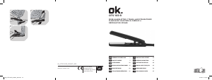 Manual de uso OK OTS 103-R Plancha de pelo