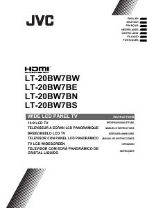 Handleiding JVC LT-20BW7BS LCD televisie