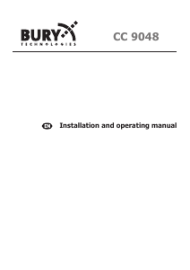 Handleiding BURY CC 9048 Carkit
