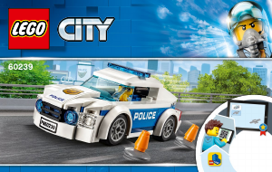 Vadovas Lego set 60239 City Policijos patrulio automobilis