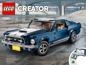 Manual de uso Lego set 10265 Creator Ford Mustang