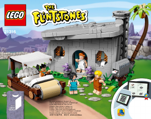 Käyttöohje Lego set 21316 Ideas The Flintstones