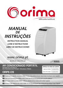 Manual Orima ORPE-09 Air Conditioner