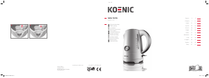 Manual Koenic KWK 170 Jarro eléctrico
