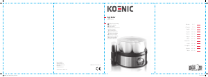 Mode d’emploi Koenic KEB 350 Cuiseur à oeufs