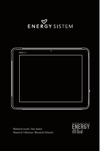 Handleiding Energy Sistem I10 Dual Tablet