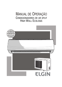 Manual Elgin HLQE12B2NA Ar condicionado