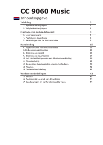Handleiding BURY CC 9060 Music Carkit