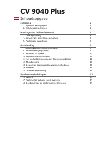 Handleiding BURY CV 9040 Plus Carkit