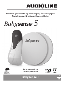 Handleiding Audioline Babysense 5 Babyfoon