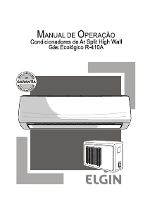 Manual Elgin HWQE12B2NA Ar condicionado