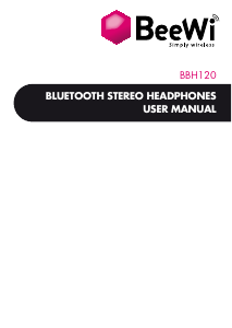 Manual de uso BeeWi BBH120 Auriculares