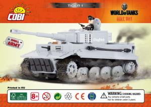 Bruksanvisning Cobi set 3000 World of Tanks Tiger I